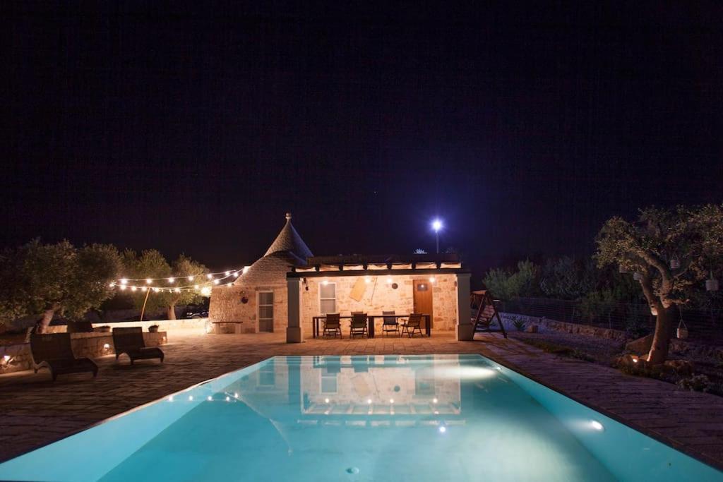 Вилла Trullo Oasi Santo Stefano - Private Pool Кастеллана-Гротте Экстерьер фото