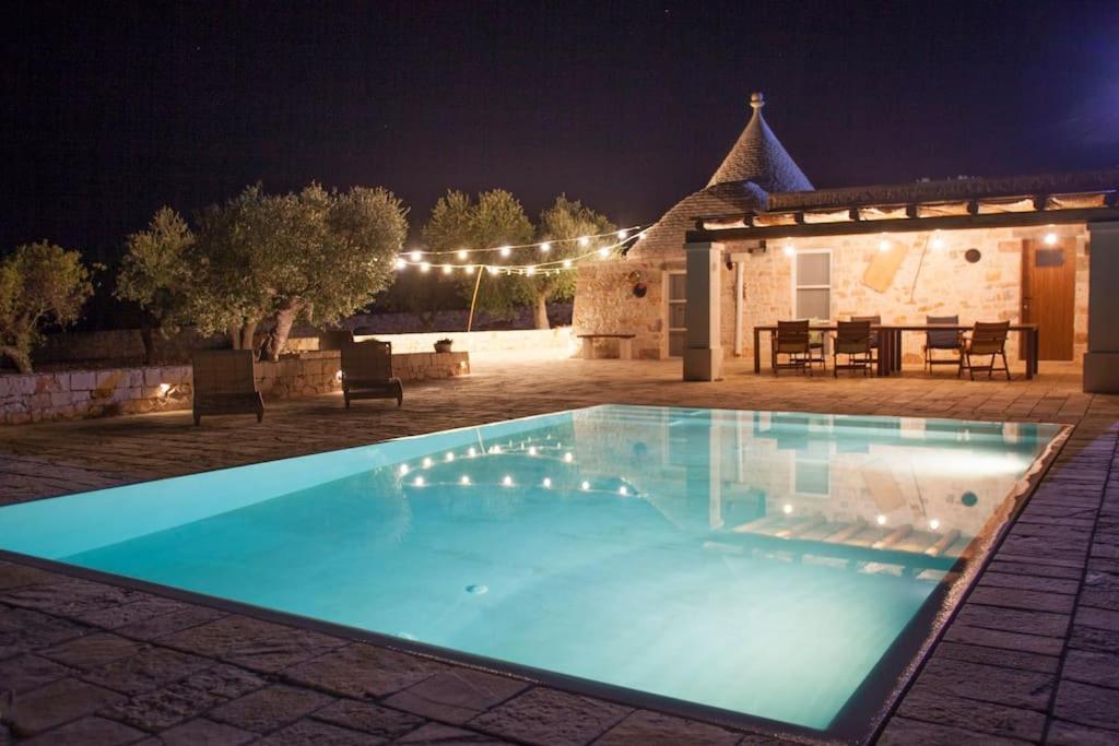 Вилла Trullo Oasi Santo Stefano - Private Pool Кастеллана-Гротте Экстерьер фото