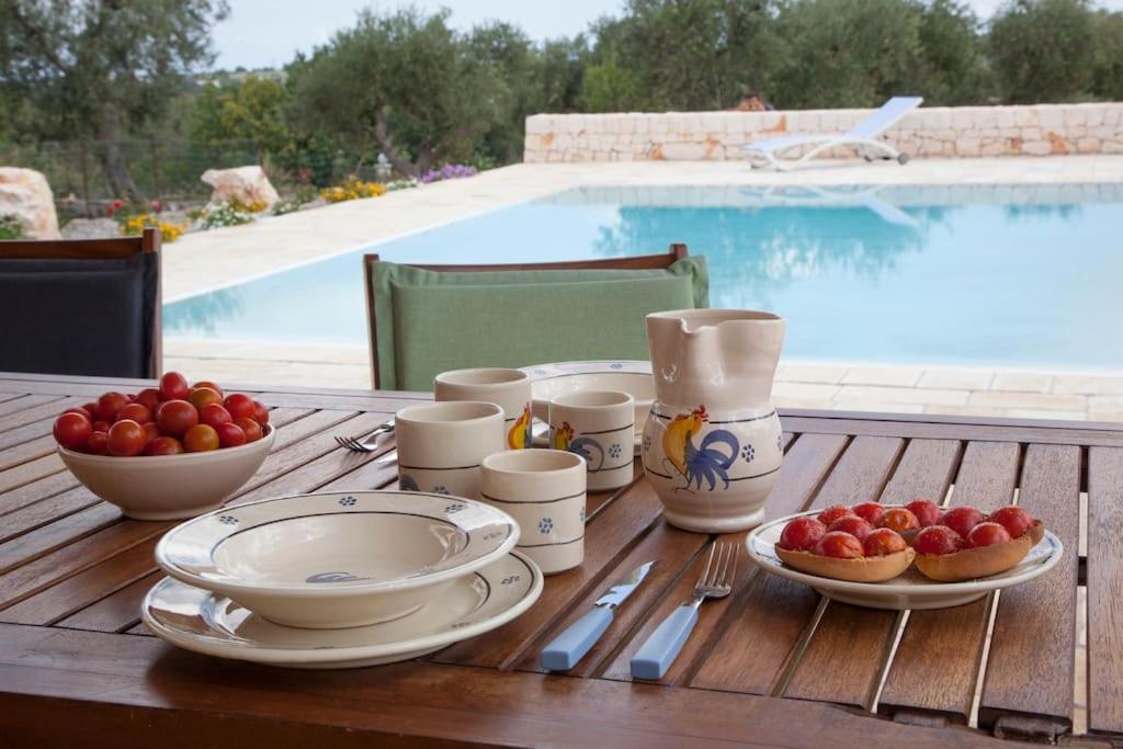 Вилла Trullo Oasi Santo Stefano - Private Pool Кастеллана-Гротте Экстерьер фото