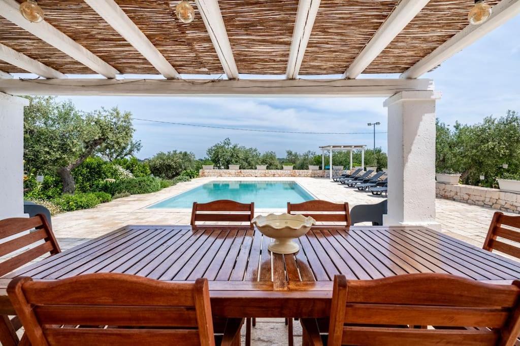 Вилла Trullo Oasi Santo Stefano - Private Pool Кастеллана-Гротте Экстерьер фото