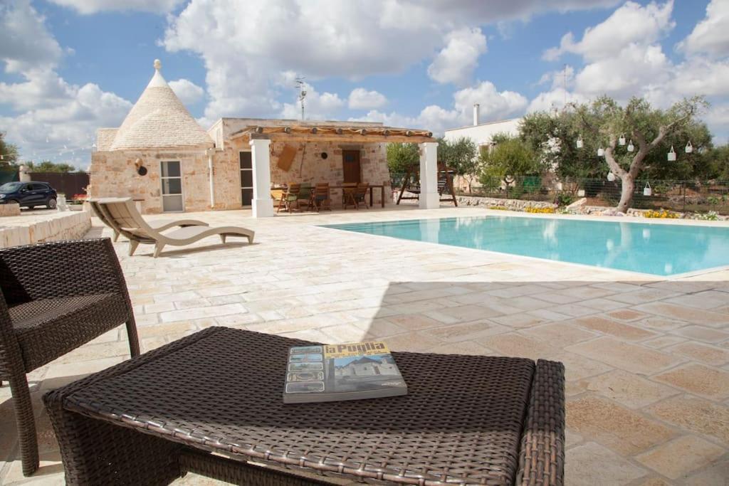 Вилла Trullo Oasi Santo Stefano - Private Pool Кастеллана-Гротте Экстерьер фото